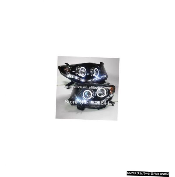 輸入カーパーツ プラド2700 FJ150 LEDエンジェルアイズヘッドライトトヨタ2009-2013年LDV1 Prado 2拍卖