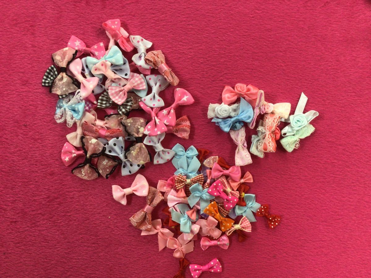 デコパーツ☆リボン89個+オマケ ハンドメイド拍卖