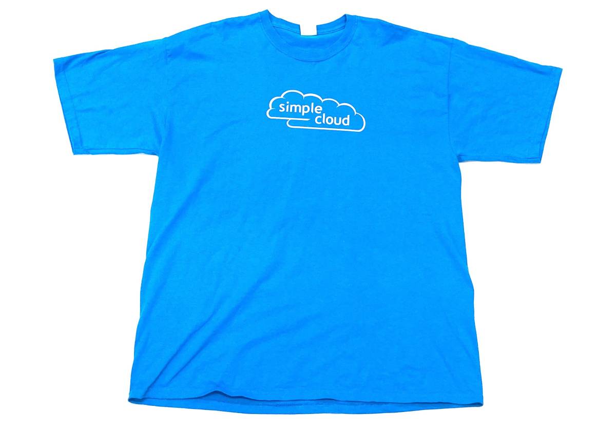 00s SIMPLE CLOUD Tシャツ Zend Microsoft rack space IBM nirvanix 企業 水色 XL マイクロソフト拍卖