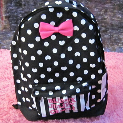BIJOUX GIRL(ビジューガール)キッズ 子供 ドット&ハート リュック(56-71262)拍卖