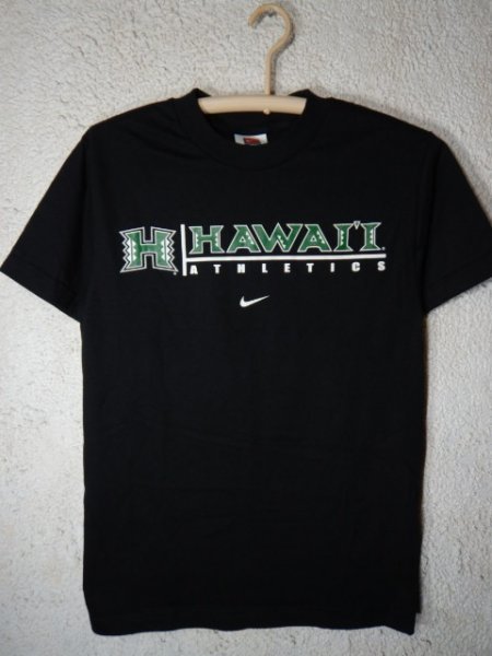 to3310 美品 NIKE TEAM ナイキ メキシコ製 vintage ビンテージ ハワイ ウォーリアーズ ハワイ大学 半袖 tシャツ 送料格安拍卖