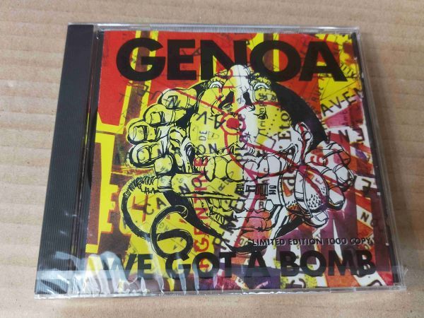 ゲノア GENOA WE GOT A BOMB 未開封CD 1000枚限定 SRCS-1003-ST f273拍卖