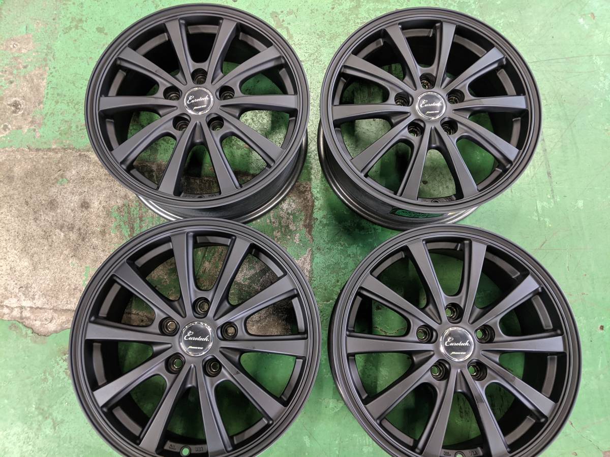 【MANARAY SPORT オデッセイ アクセラ エリシオン等 】 マットブラックカスタム 16インチ拍卖