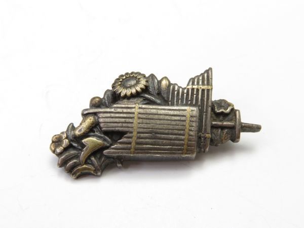 【1165】明治時代 金物 金具 筏 前金具 目貫!蔵出!買取品!拍卖