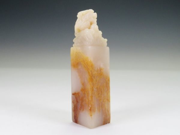 【1830】中国書道具 文房具 寿山石 彫入 印材(初品・買取品)拍卖