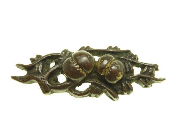 【226】明治時代 腰提! 赤銅 瓢箪の前金具 7g 蔵出!買取品!拍卖