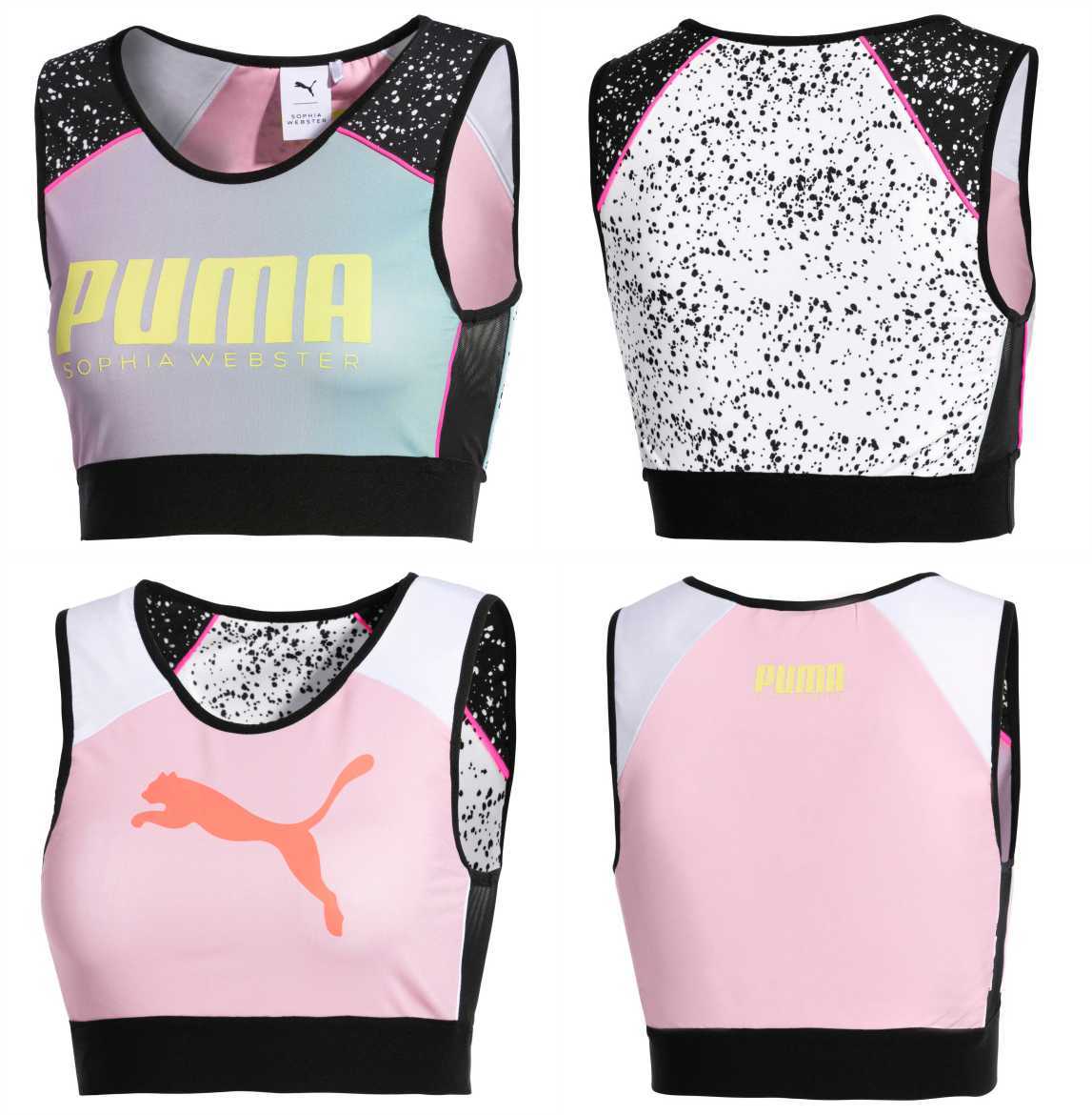 プーマ US:XS ソフィアウェブスター レディース リバーシブル クロップ トップ 定価8800円 SOPHIA WEBSTER コラボ S相当拍卖