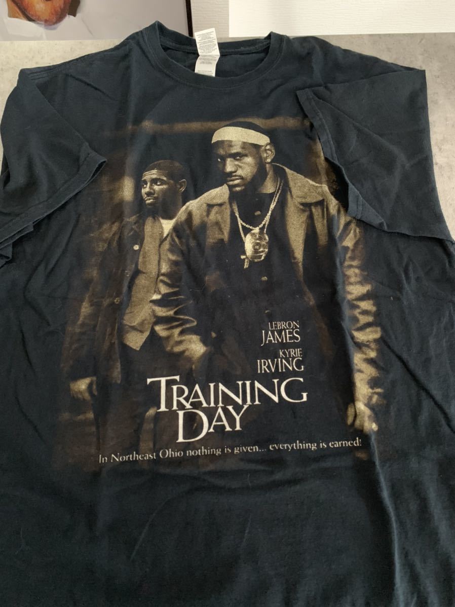 Movie tee 映画 Tシャツ Training day XL NBA レブロン カイリー rap tee band tee vintage 古着拍卖