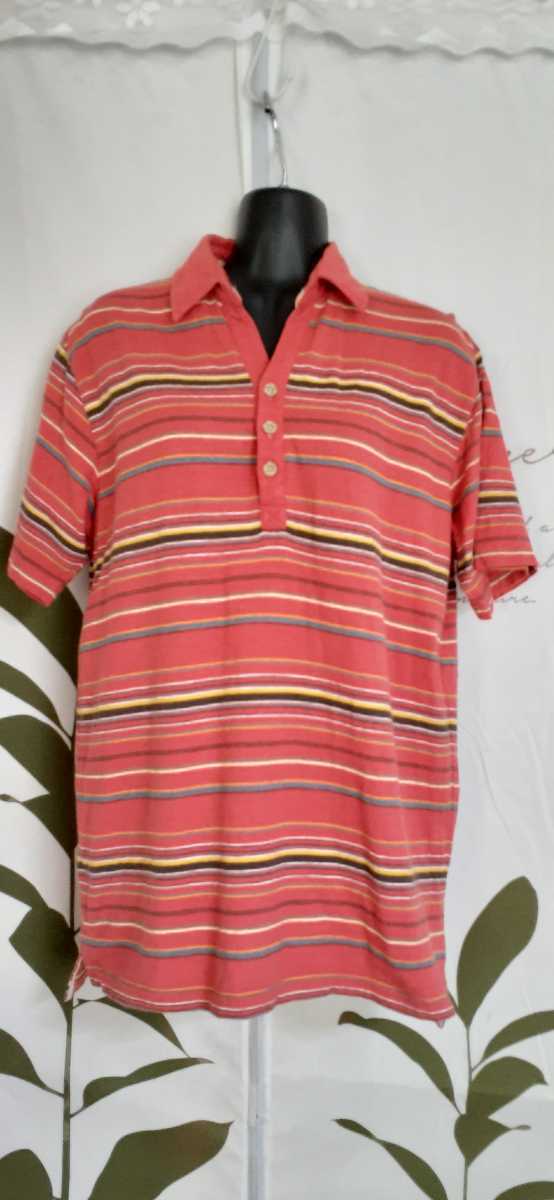 7/23 The Endless Suner 半袖 ポロシャツ ボーダーシャツ サイズ L レッド 美品 拍卖