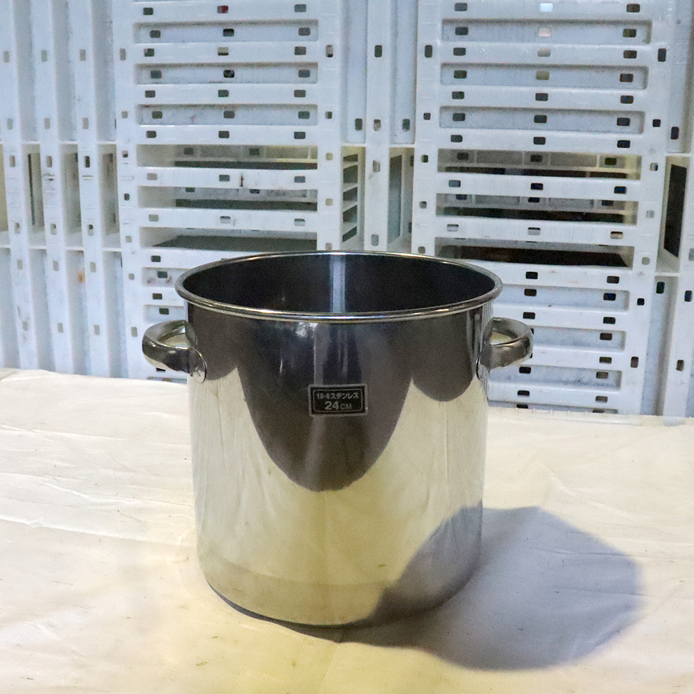 18-8ステンレス容器のみ(取っ手付)10L KSC-0009拍卖