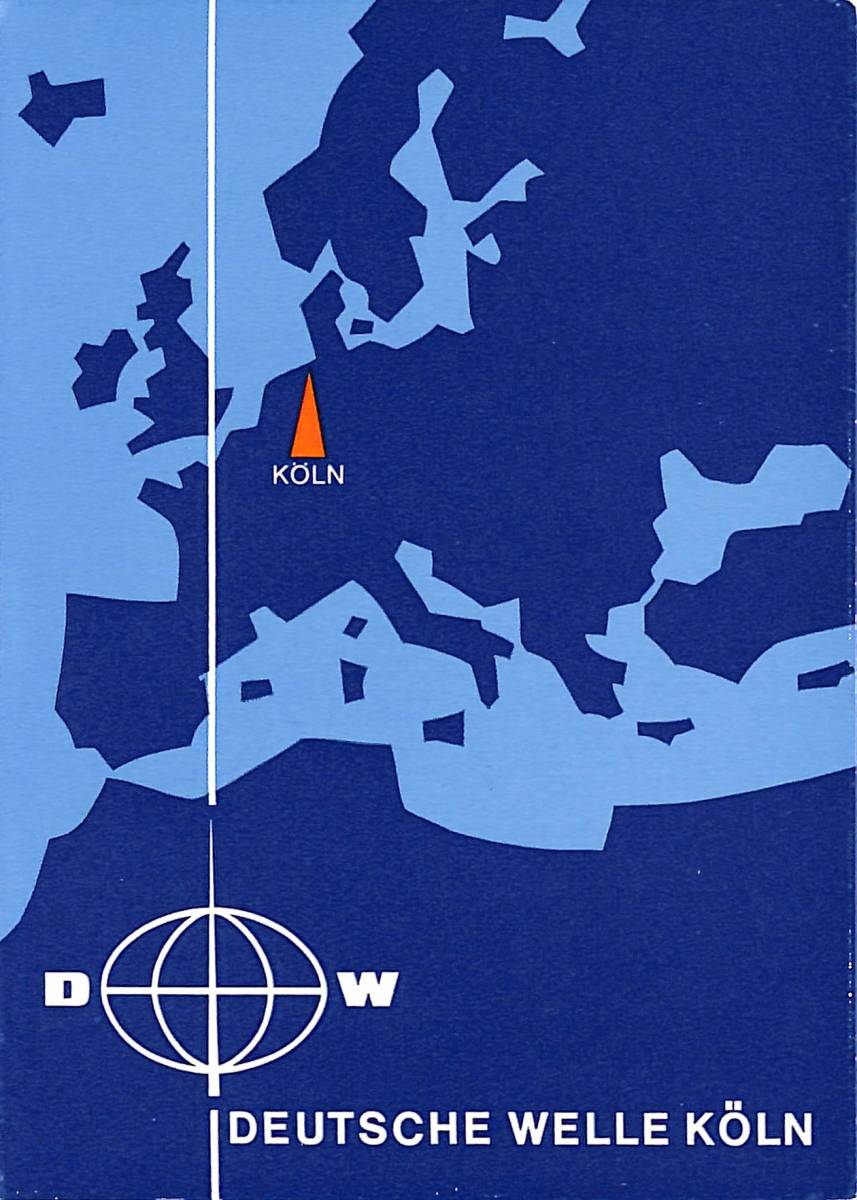 BCL★希少ベリカード★DW・ドイツ海外放送+おまけ★SONY★2chトランシーバー★ROGER★ICB-610カラーサービスガイド付拍卖