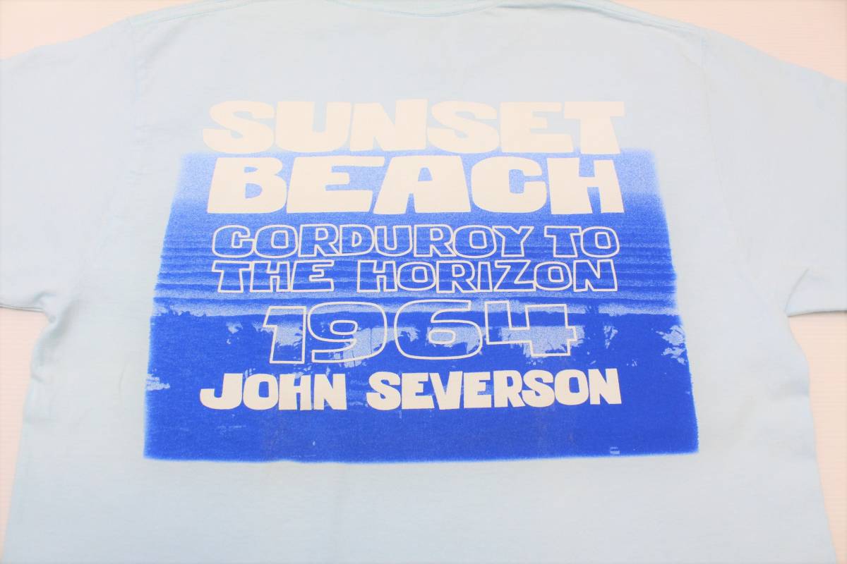 YTS25東洋XSジョンセバーソン サンセット ビーチSUNSET BEACH半袖TシャツUSA製SUN SURFサンサーフJohn Seversonグランドスウェル拍卖