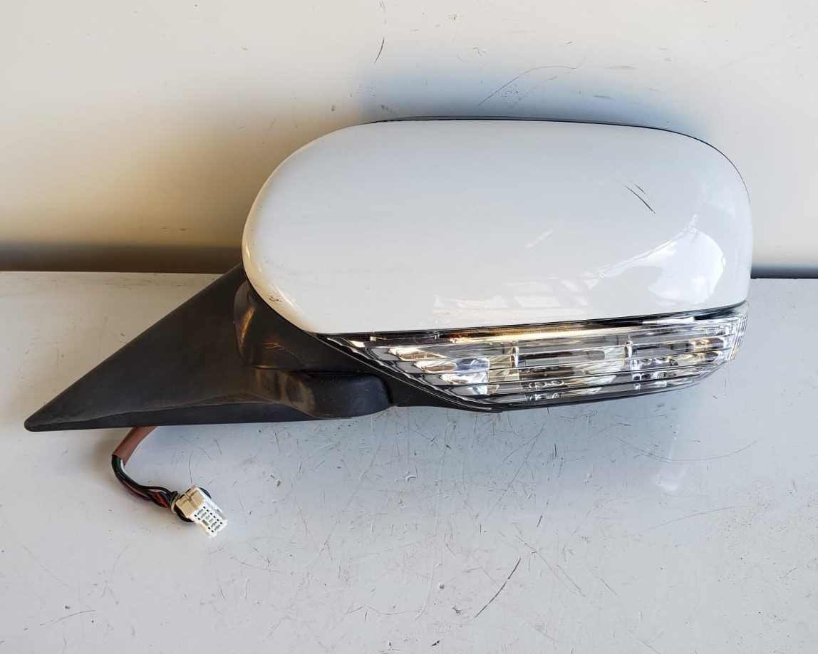 スバル レガシィ BP ドアミラー 左 (ソリッドホワイト)拍卖