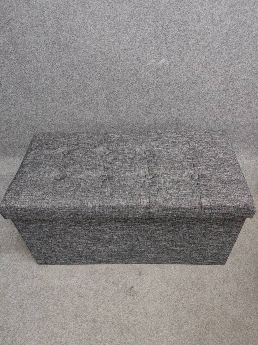 〓【新品】2人掛けスツール オットマン 折り畳み式 収納ベンチ FOLDABLE FABRIC BENCH スツール 小物入れ※複数あり拍卖