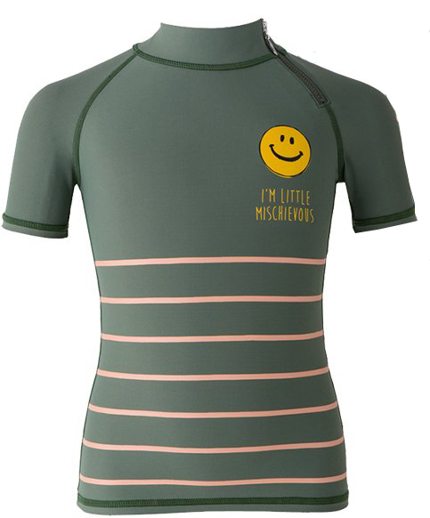 新品 AQA アクア シーラックスLSラッシュJR ボーイズラッシュガード サイズ130cm カラー KHカーキ拍卖