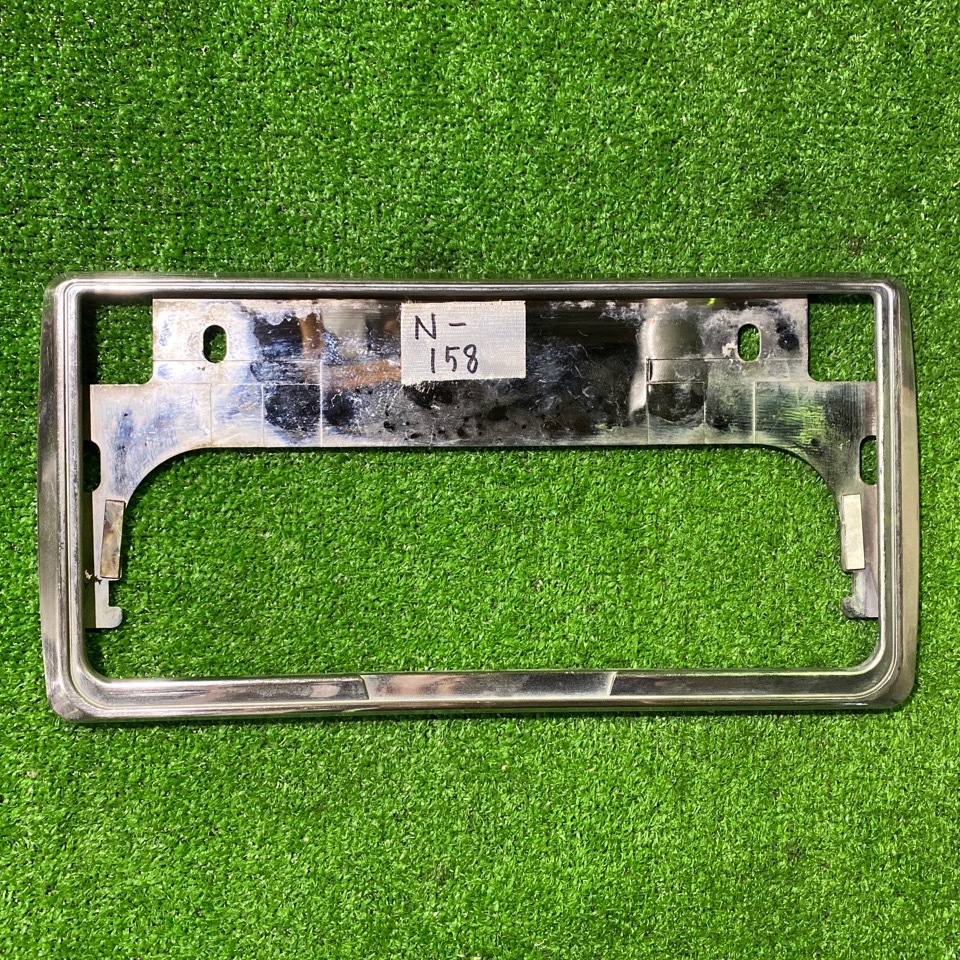 【N-158】メーカー不明 ナンバープレートホルダー ナンバーフレーム 1枚拍卖