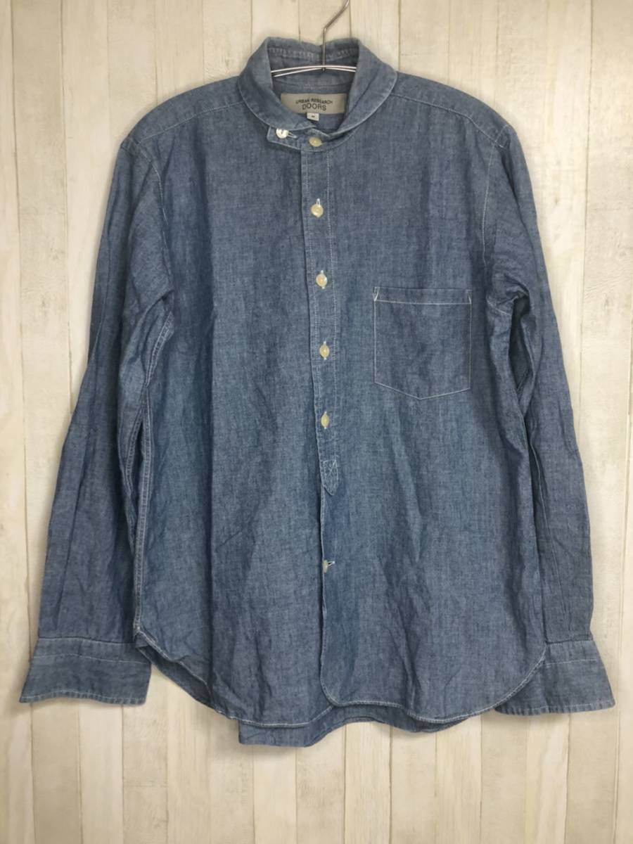 URBAN RESEARCH DOORS★アーバン リサーチ ドアーズ★コットン 長袖 シャツ★サイズM 628-52拍卖