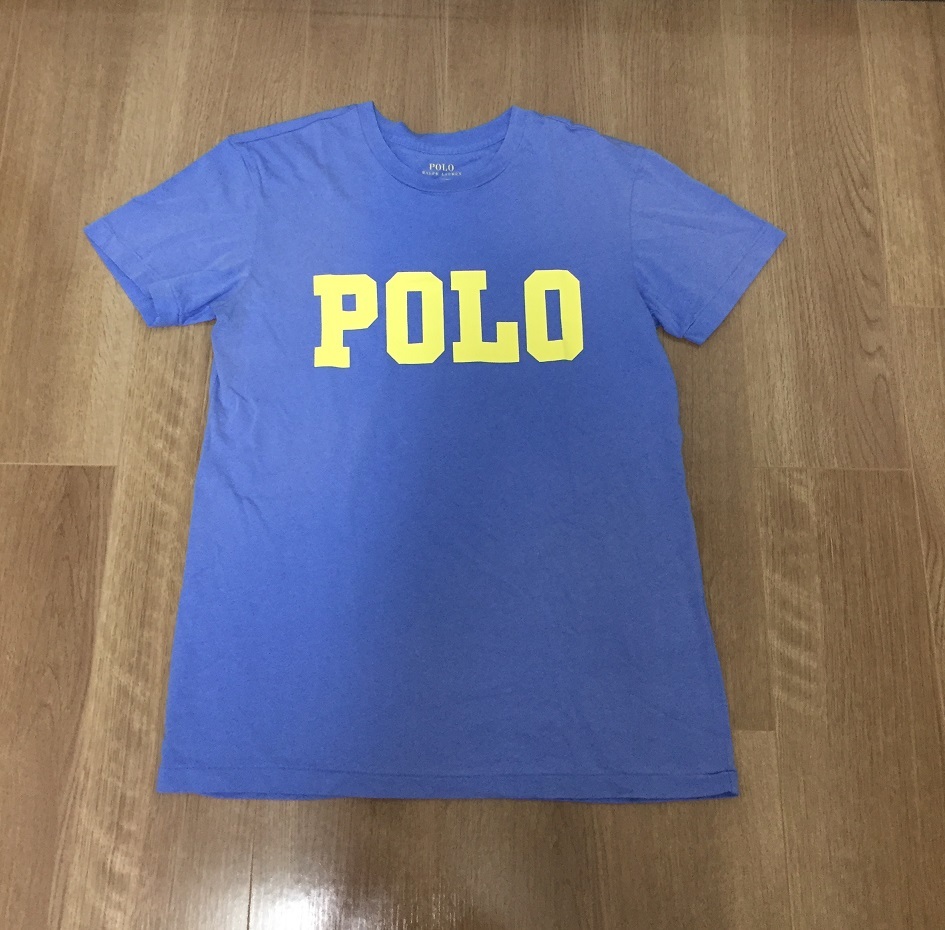 ラルフローレン POLO ロゴ Tシャツ ブルー系 拍卖