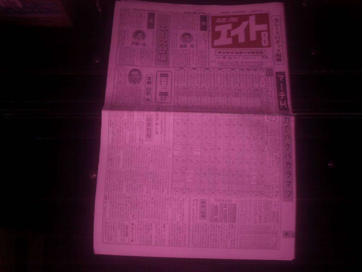 1980年  マーチハンデの「競馬エイト」 ミスアンタレス拍卖