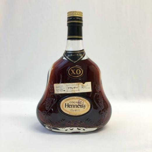 【古酒】Hennessy XO ヘネシーXO 金キャップクリア★428471拍卖