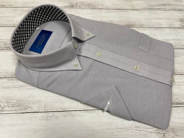 CARPENTARIA/半袖/ドレスシャツ/ワイシャツ/Mサイズ/形態安定/531拍卖