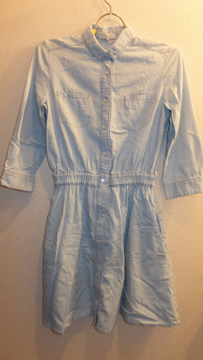 ★earth music & ecology★Ladies tops size S アースミュージックアンドエコロジー レディースワンピースサイズS USED IN JAPAN拍卖