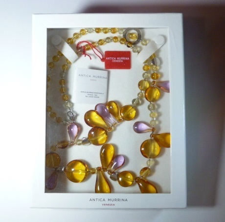 β Venetian glass ベネチアングラス ANTICA MURRINA ネックレス β ヴェネチアン ベネチアンガラス アンティカムリーナ拍卖