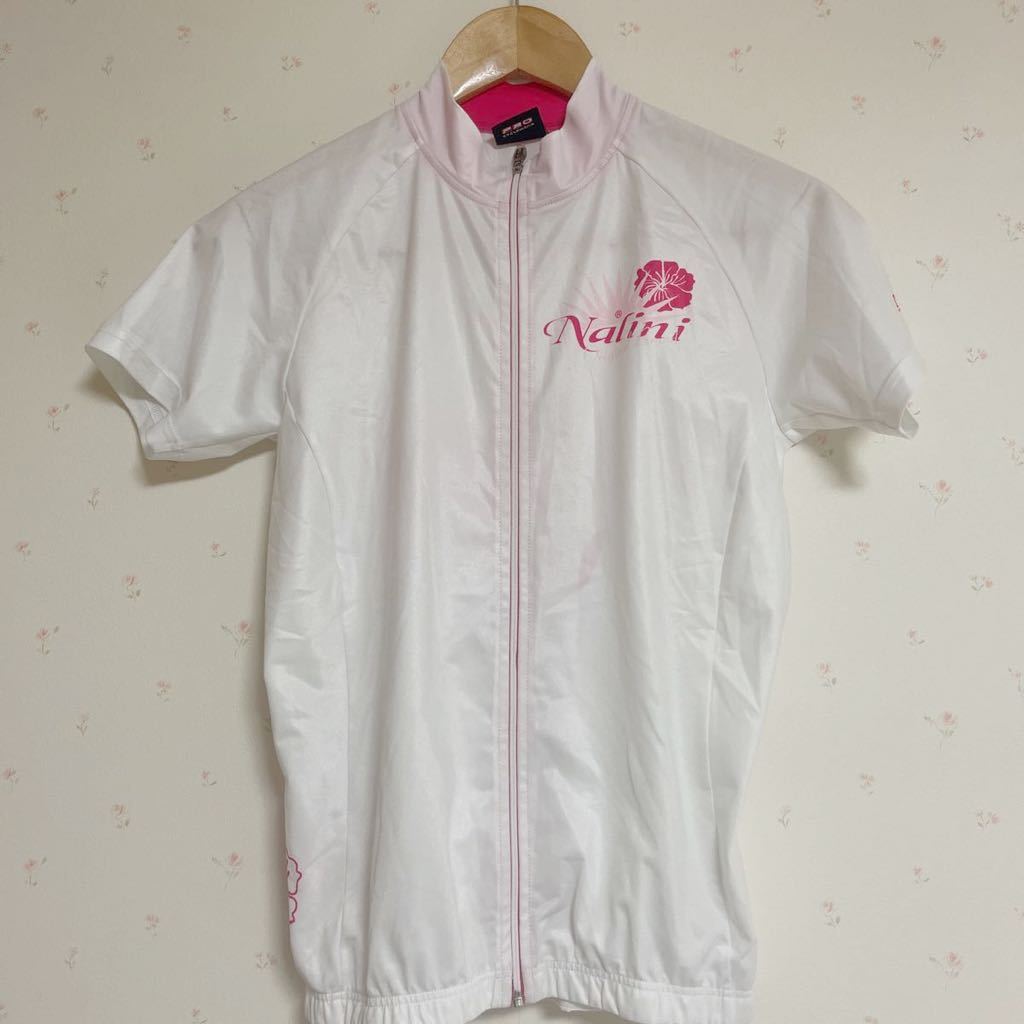 Nalini ナリーニ レディース 半袖 サイクルウェアMサイズ ホワイト ポリエステル拍卖