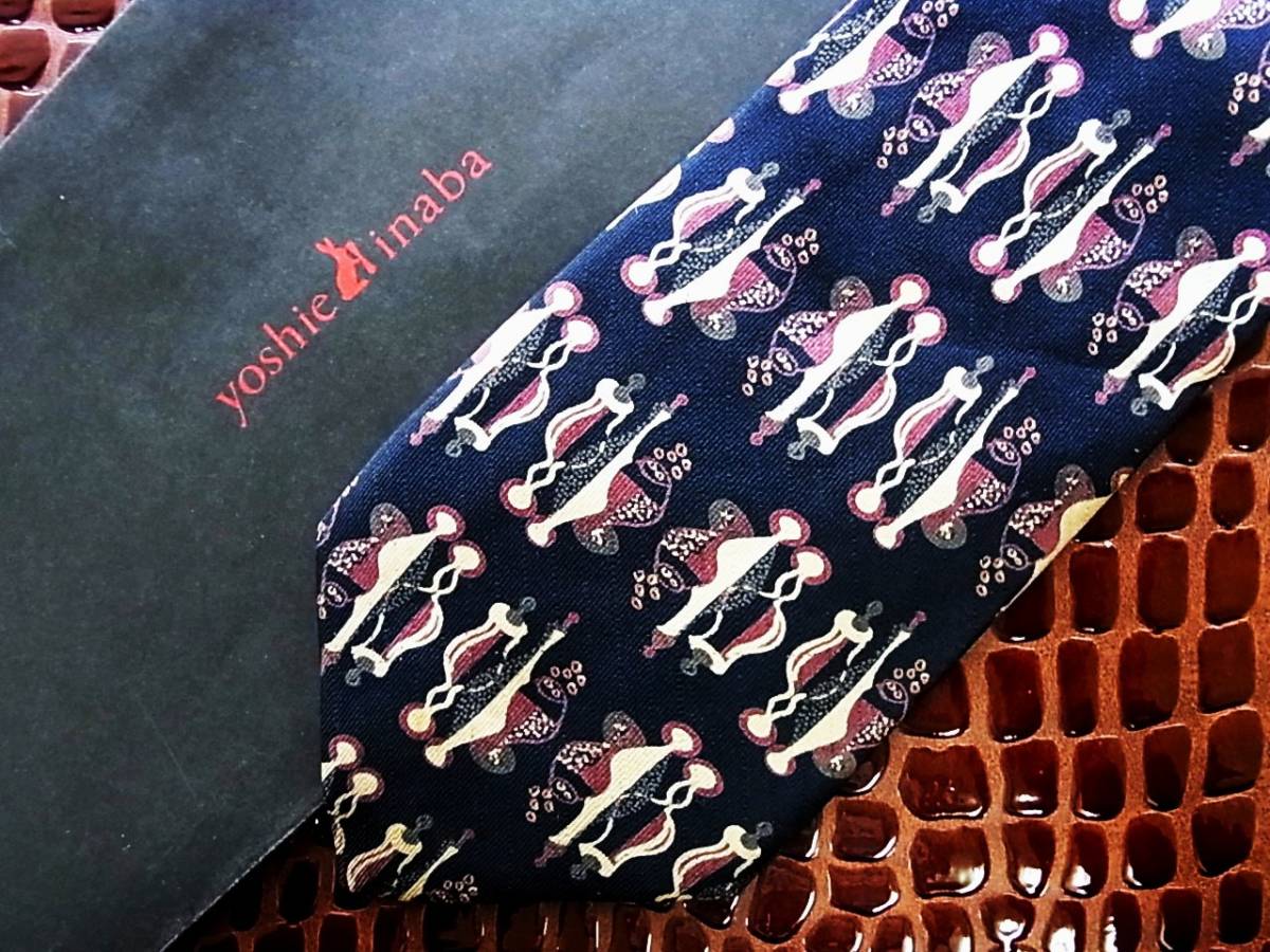◇E743R◇在庫処分SALE●【稲葉 賀恵】ヨシエ イナバ【人物】ネクタイ拍卖