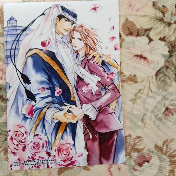非売品★BL円陣闇丸「花嫁と誓いの薔薇」芳林堂書店プロマイド拍卖