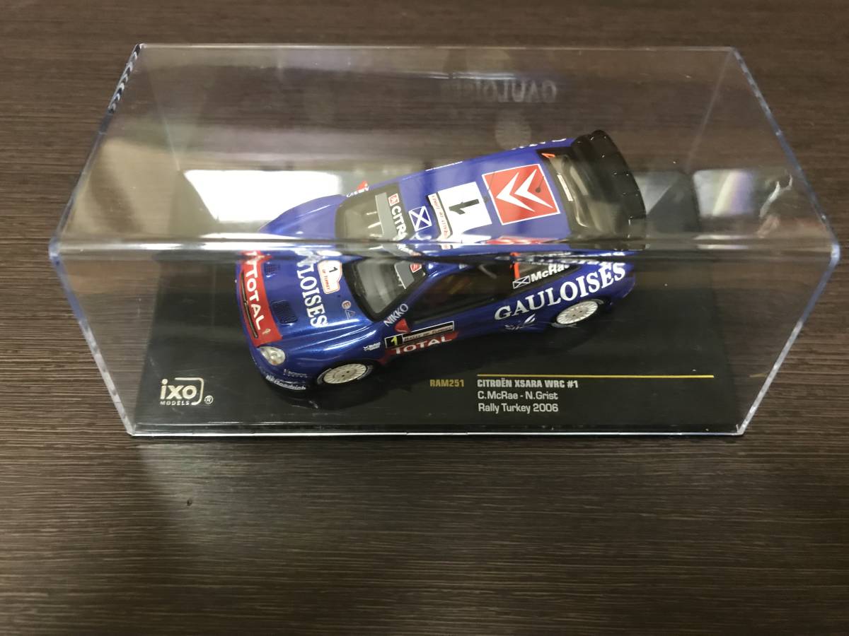 1/43 IXO 【GAULOISES】 シトロエン・クサラ WRC #1 C.マクレー組 ラリー・ターキー 2006拍卖
