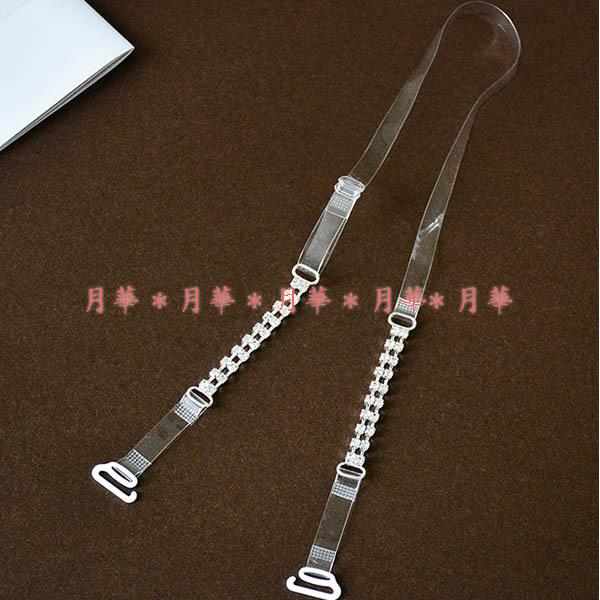 クリア ブラストラップ ビジュー ホルターネック 肩紐 新品 即納 4476667 透明 月華拍卖