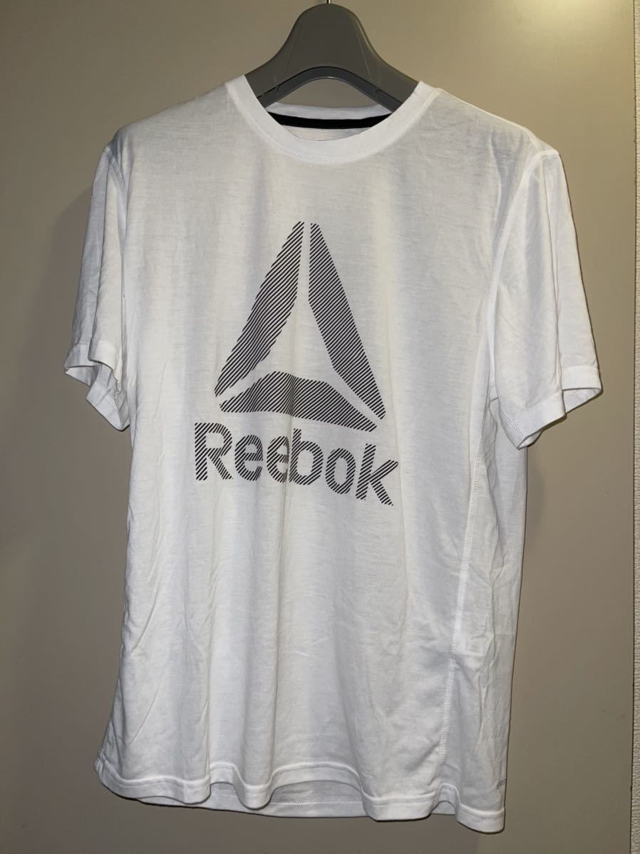 Reebok メンズ 半袖Tシャツ Oサイズ ホワイト拍卖
