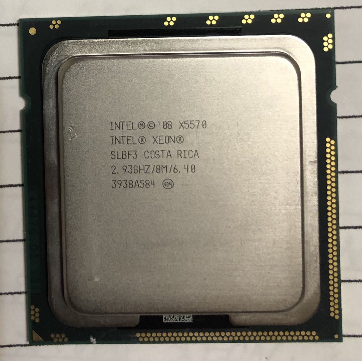Intel XEON 08 X5570 2.93GHZ拍卖