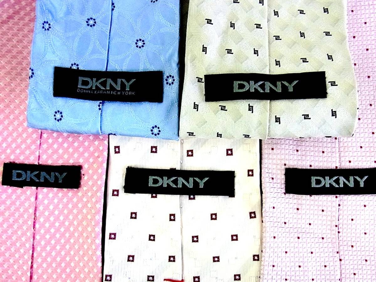 ■即決セール■J0578■ 5本セット全て 【DKNY】ダナキャラン ニューヨークのネクタイ拍卖