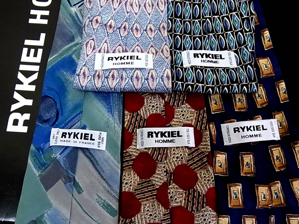 ■即決セール■J0611■ 5本セット全て ソニア リキエル【RYKIEL】ネクタイ拍卖