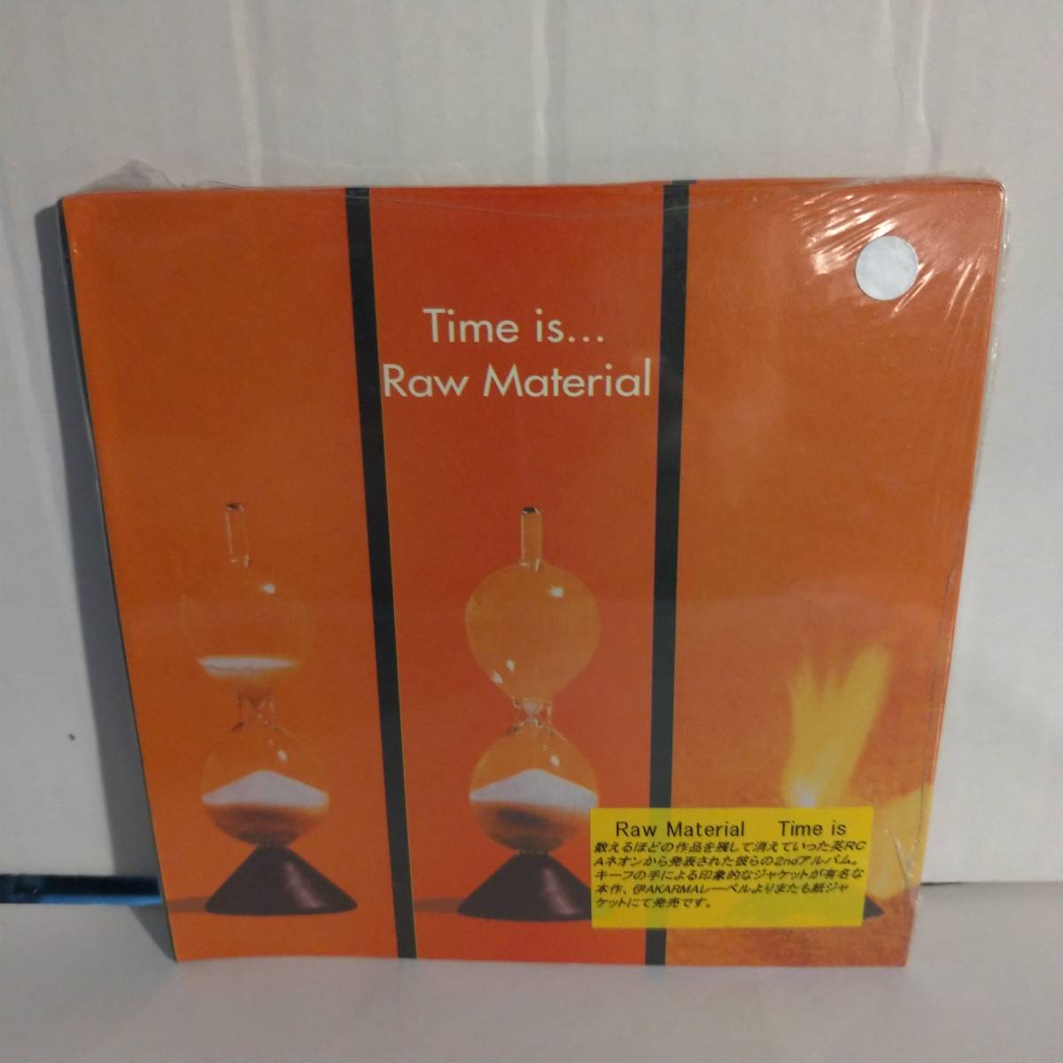未開封新古品【CD】RAW MATERIAL Time Is... ロウ・マテリアル イタリア AKARMA リイシュー Gatefold 紙ジャケット仕様拍卖