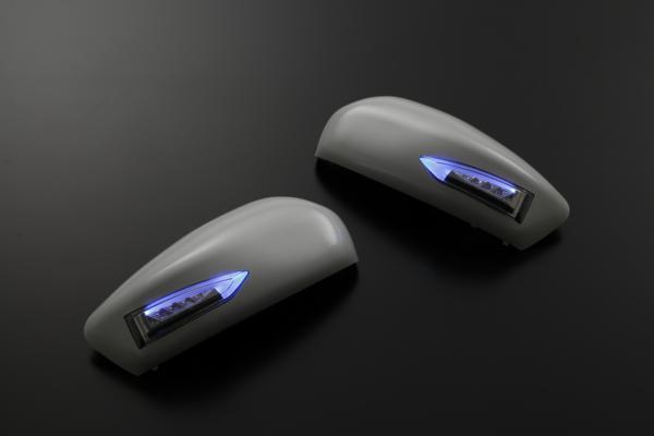 GJ系 アテンザ 前期 LED ウインカーミラー カバー交換式 未塗装 青光拍卖