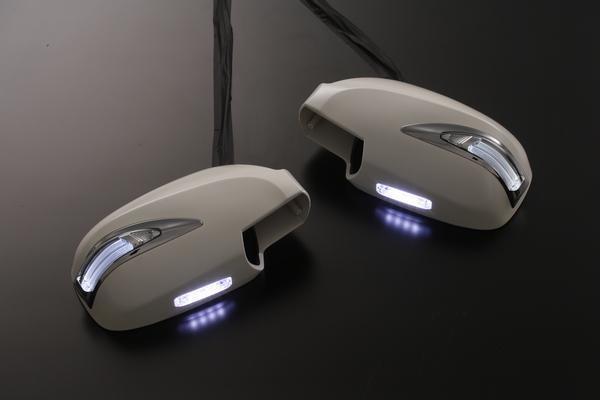 LSルック!Y33セドリックLEDウィンカーミラーフット付/未塗装/ポジ白拍卖