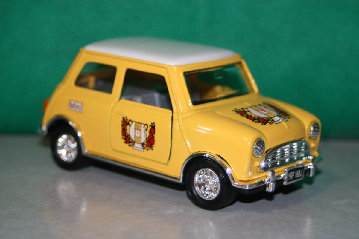 ミニクーパー ダイキャスト プルパックカー 黄色拍卖