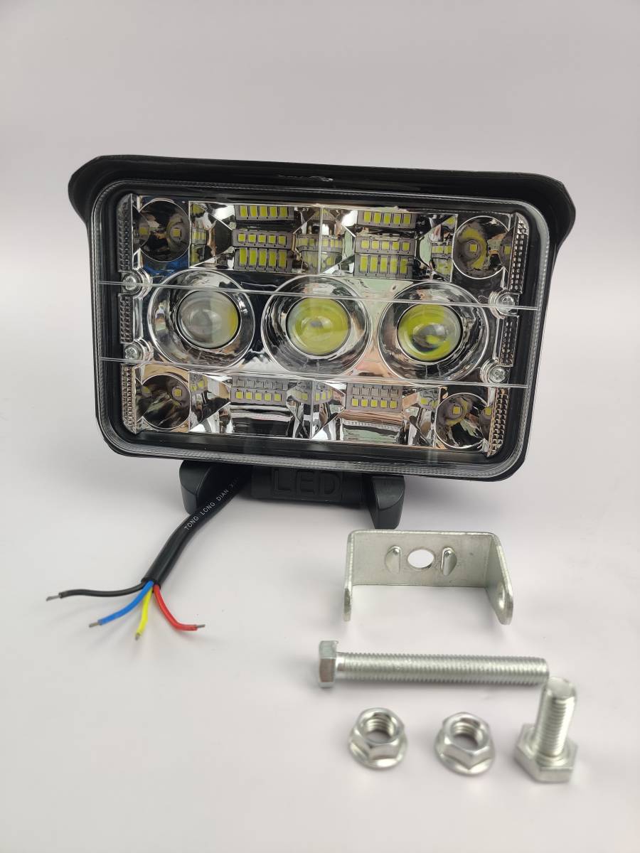 1個セット スーパーライト156WレンズスクエアLEDスポット洪水コンボ作業灯 LED投光器 各軽いポッド ホワイトとイエローを提供します拍卖