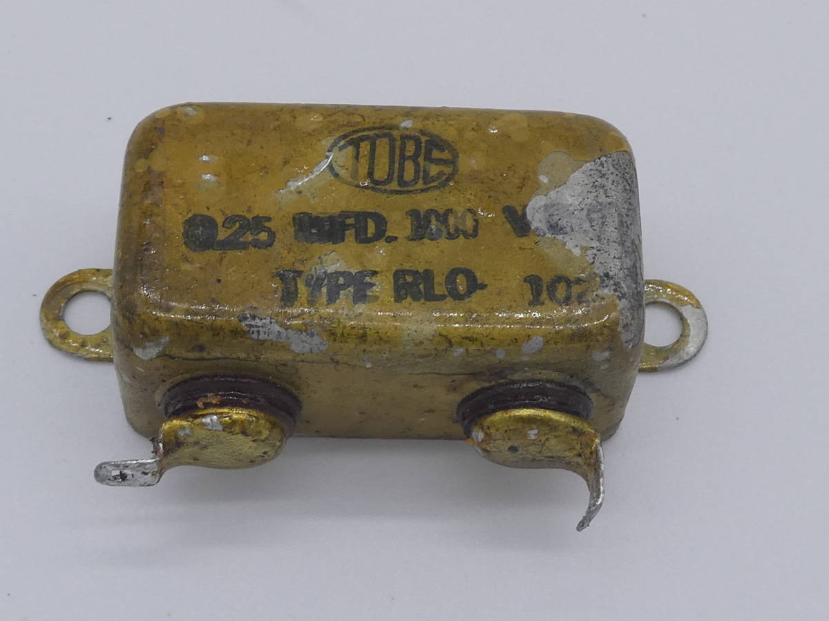 TOBE バスタブ型 コンデンサー 0.25μF 1000V 検索 Western Electric ウェスタンエレクトリック WE 拍卖
