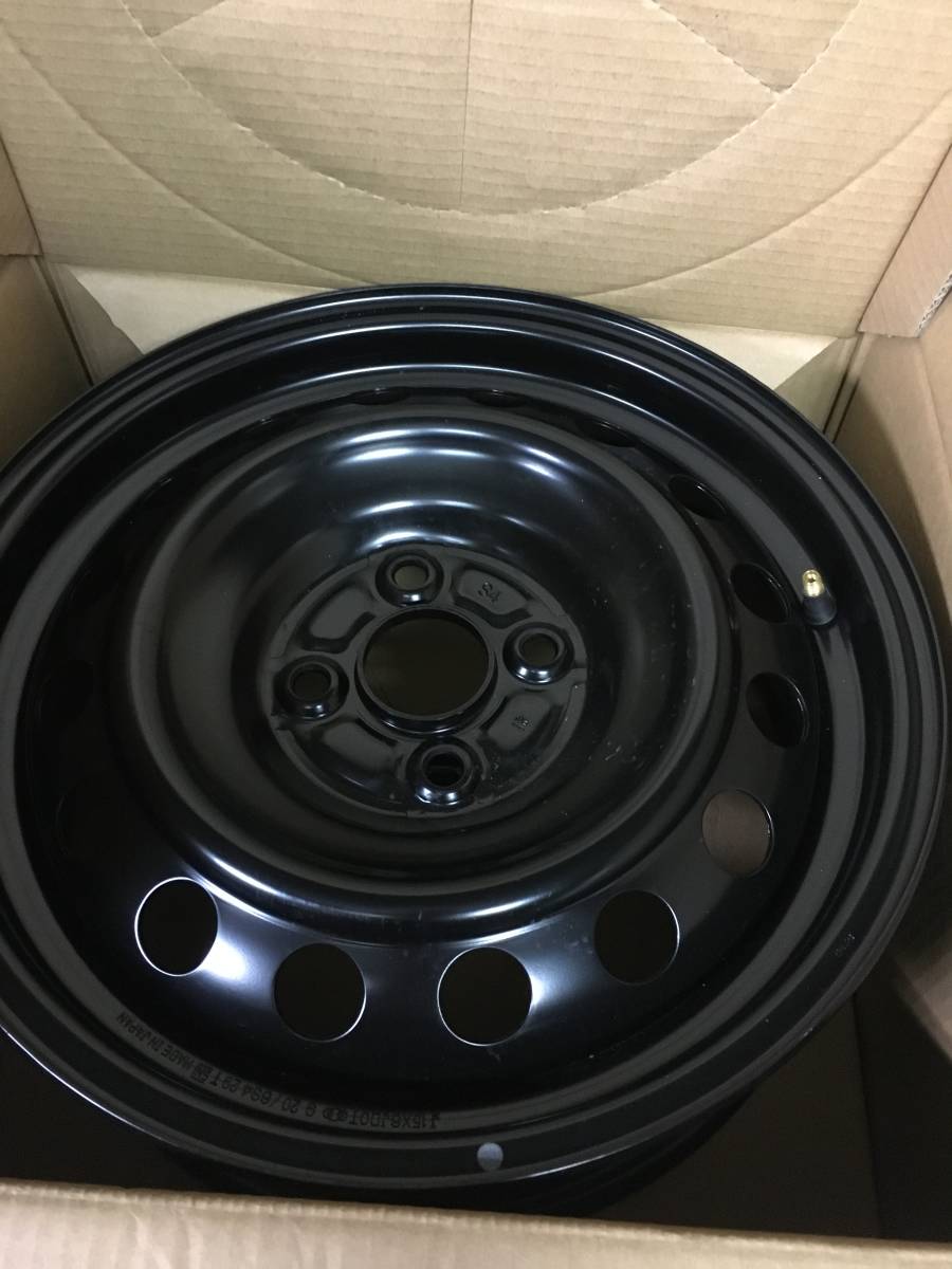 流用 新車納車前外し 15インチ 6J 45 トヨタヤリス純正 4本セット 福岡県 北九 八幡 小倉 筑豊 Kトラ アゲトラ テッチン拍卖