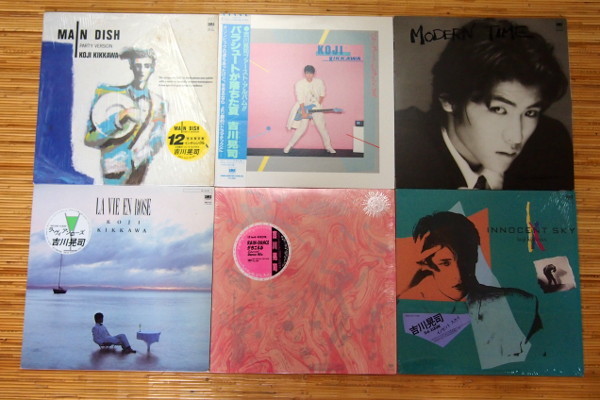 即決 999円 J 吉川晃司 LP 6枚 格安セット拍卖