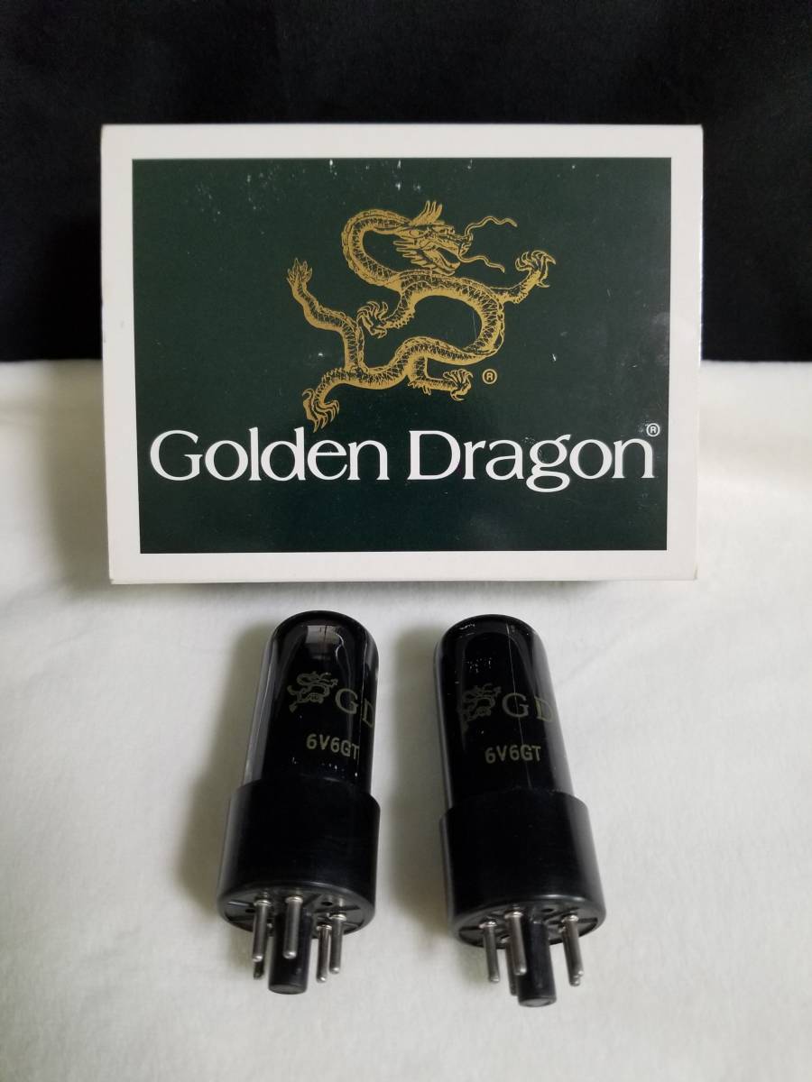 真空管 Golden Dragon 6V6GT ペア拍卖