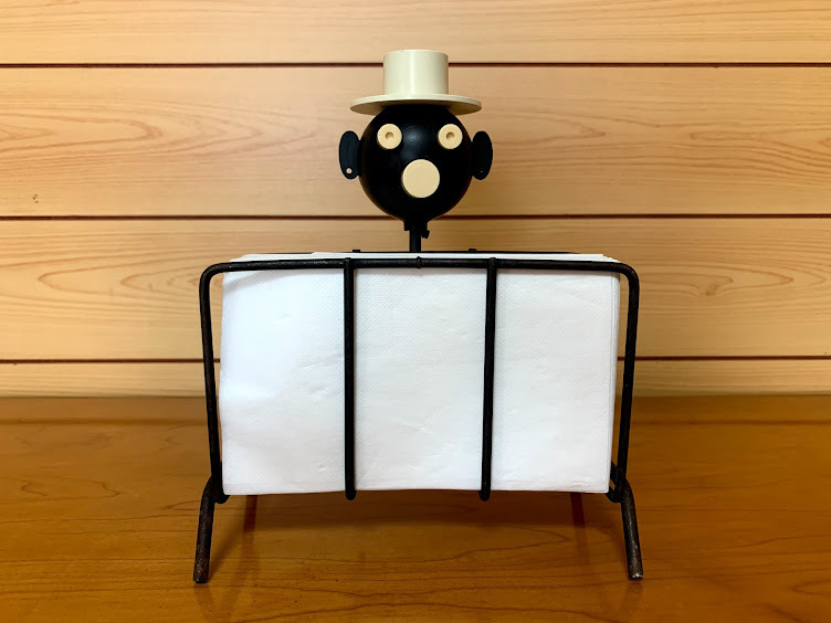 50's アフリカン 黒人 ナプキン レター ホルダー*アトミック Tiki ティキ ラタン バンブー eames イームズ ロカビリー 昭和レトロ 北欧拍卖