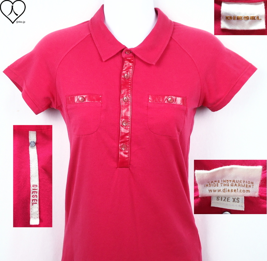 《郵送無料》■Ijinko◆Diesel (ディーゼル) XS サイズ半袖ポロシャツ拍卖