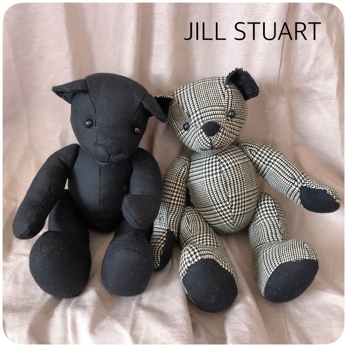 JILL STUART ジルスチュアート . 非売品 レア 希少 テディベア くま ぬいぐるみ 2体セット 貴重 送料無料拍卖