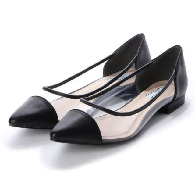 EVOL ILIMA イーボル ポインテッドフラット パンプス 23.5㎝拍卖