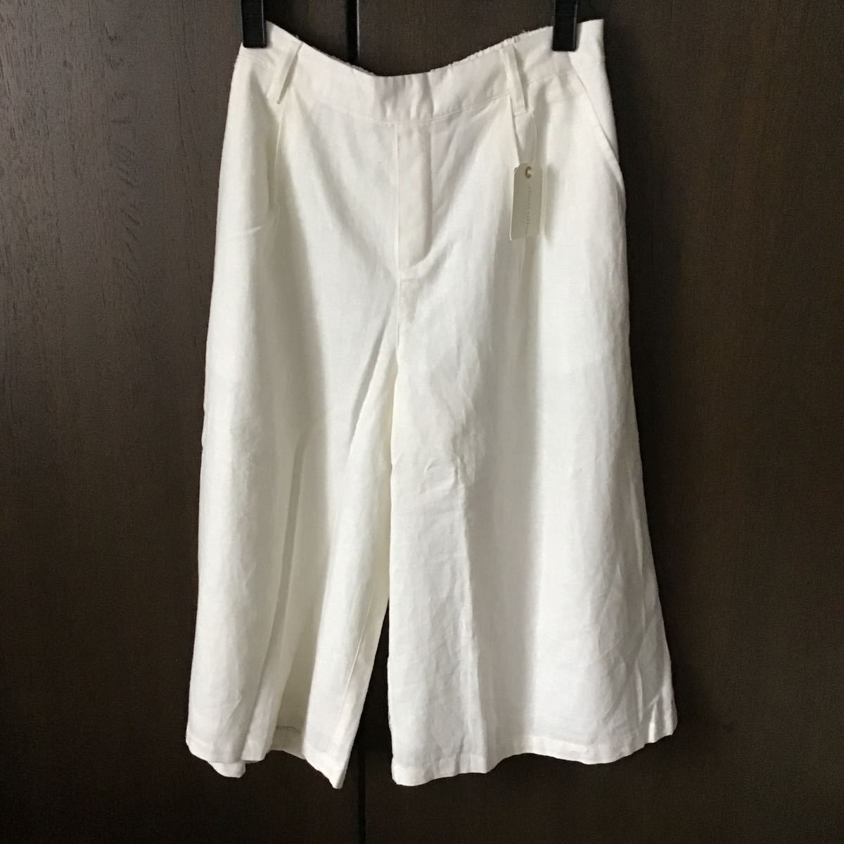 ショコラフィネローブ♪新品タグ付♪ガウチョパンツ♪素敵♪安っぽく無い拍卖